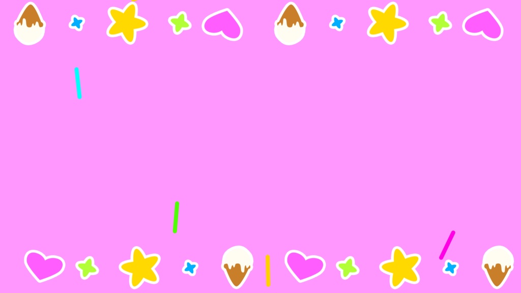 【無料・配信素材】かわいいループする背景動画【Meira Base】