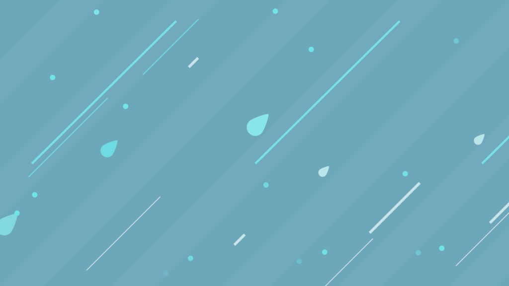 【無料・配信素材】雨のループ背景動画【Meira Base】