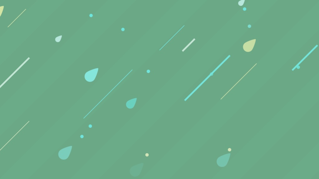 【無料・配信素材】雨のループ背景動画【Meira Base】