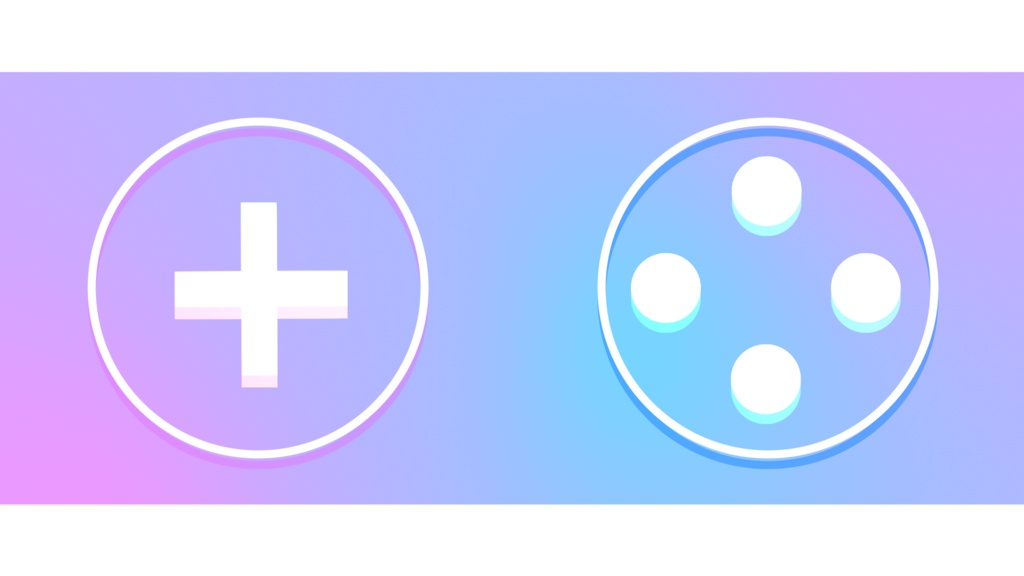 【無料・配信素材】コントローラー風の待機画面ループ動画【Meira Base】