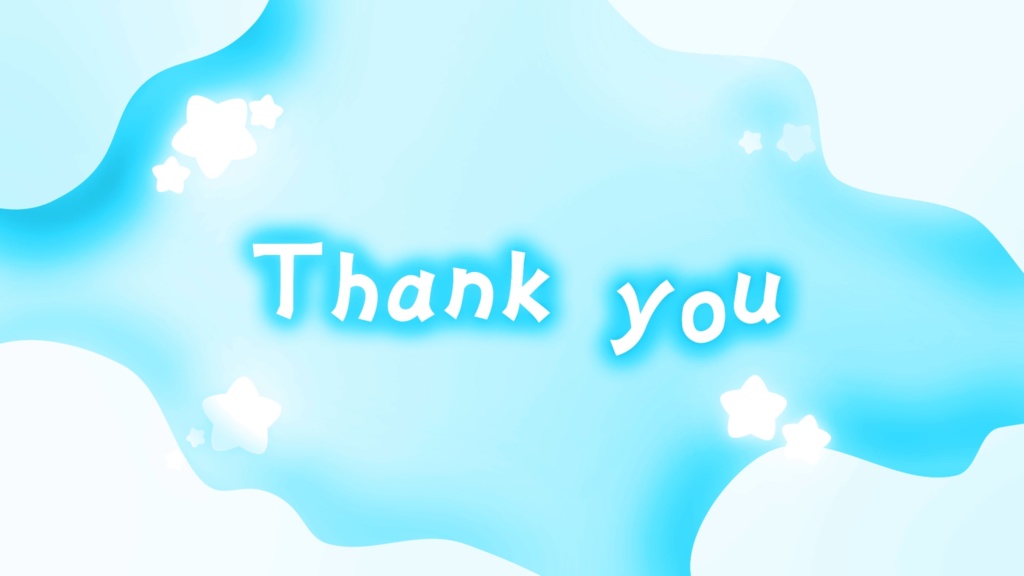 【無料・配信素材】空のエンディング用ループ動画素材【Meira Base】