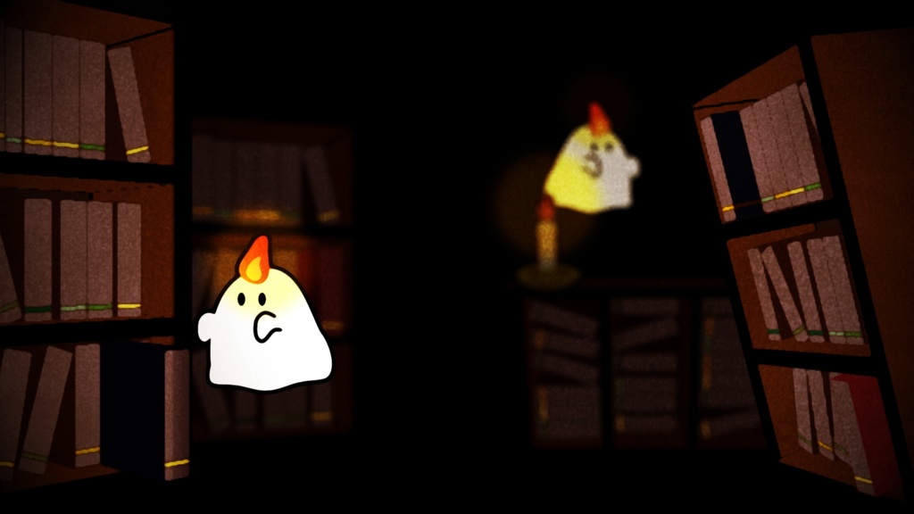 【無料・配信素材】おばけの配信用ループ動画素材【Meira Base】