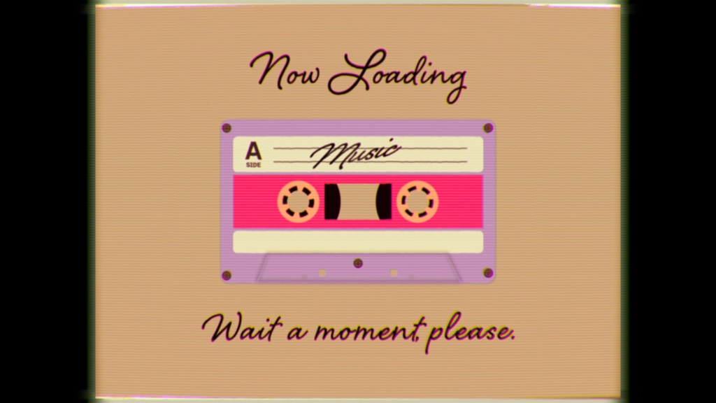 【無料・配信素材】カセットテープの待機画面ループ動画【Meira Base】