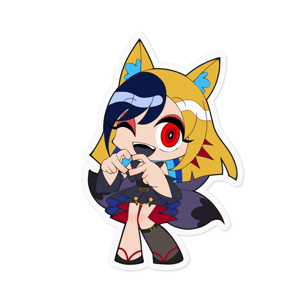 カートゥーン風 狐娘