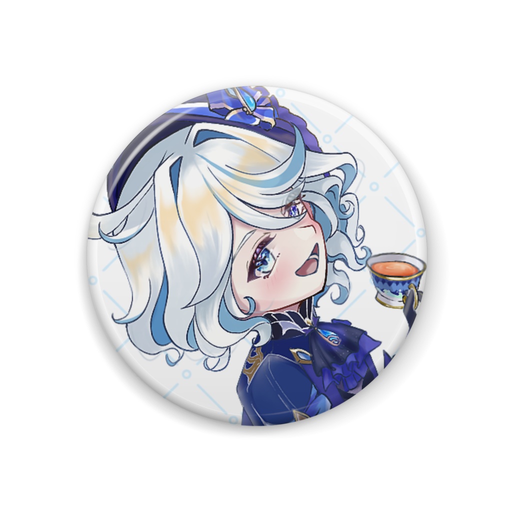 原神 フリーナ 缶バッジ
