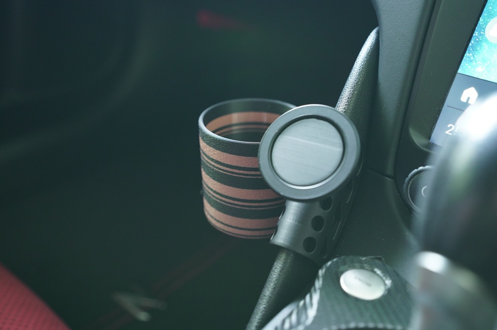 Z34専用 助手席ニーサポート取付 カップホルダー【車体無加工／3Dプリント用STL】Ver4.0