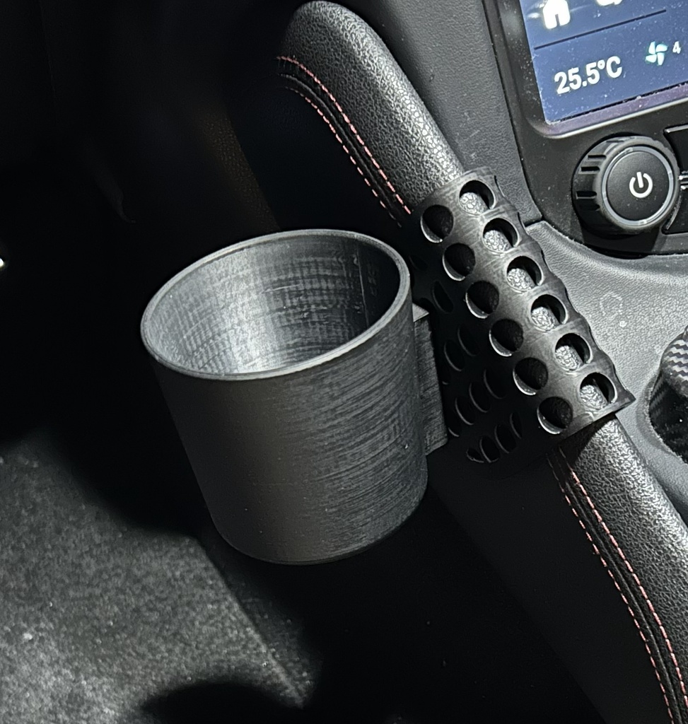 Z34専用 助手席ニーサポート取付 カップホルダー【車体無加工/3Dプリント用STL】Ver4.0