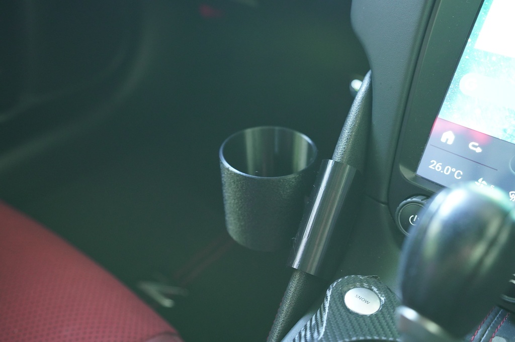 Z34用 カップホルダー単体(助手席側)|3Dプリント製・未処理 ファジースキンモデル