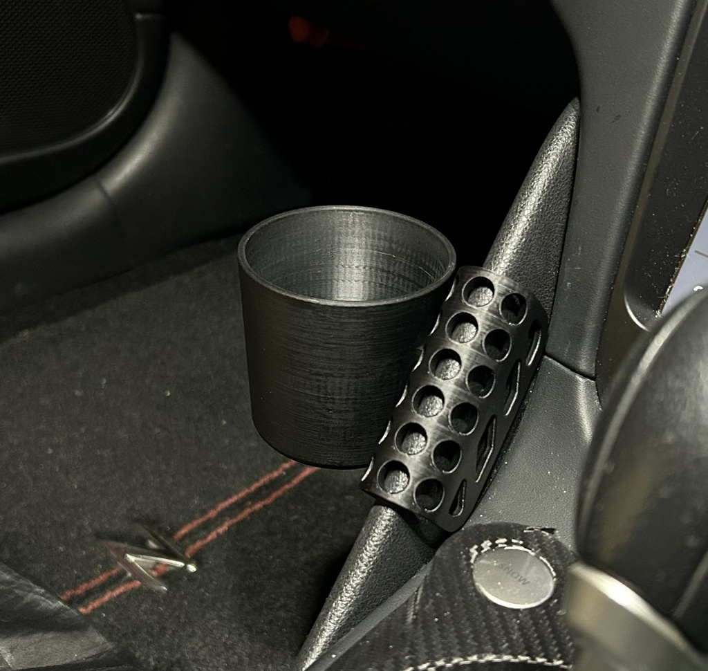 受注生産 Z34用 カップホルダー（助手席側）Ver.3｜3Dプリント製・未処理　RHD
