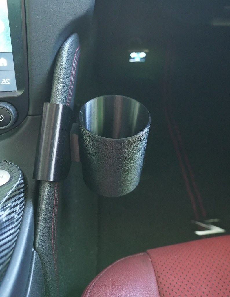 Nissan 370Z Passenger Knee Support Cup Holder (LHD Only) – No Modification | 3D Printable STL