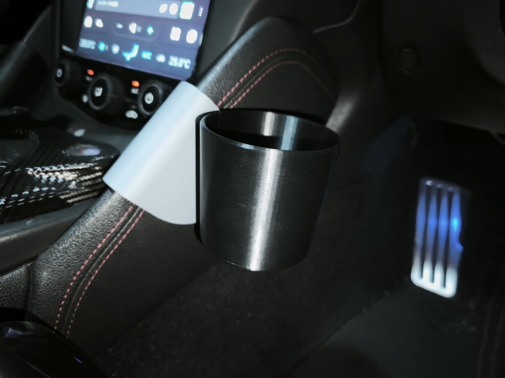 Nissan 370Z Passenger Knee Support Cup Holder (LHD Only) – No Modification | 3D Printable STL