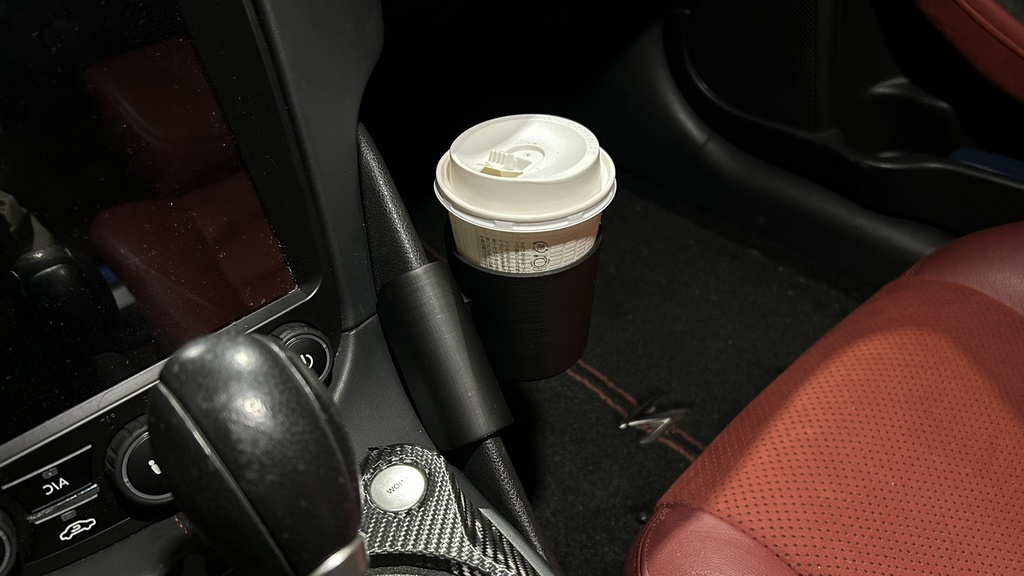 Nissan 370Z Passenger Knee Support Cup Holder (LHD Only) – No Modification | 3D Printable STL