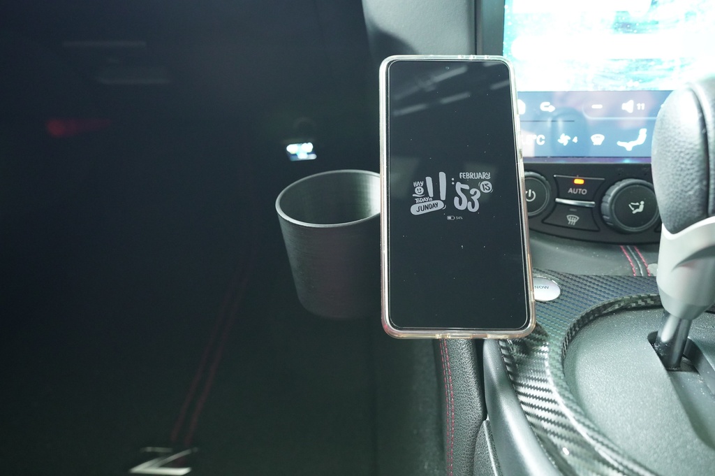 MagSafeベース付き Z34用 カップホルダー(助手席側)Ver.4|3Dプリント製・未処理 RHD