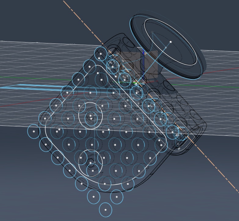 MagSafeベース付き Z34用 カップホルダー(助手席側)Ver.4|3Dプリント製・未処理 RHD
