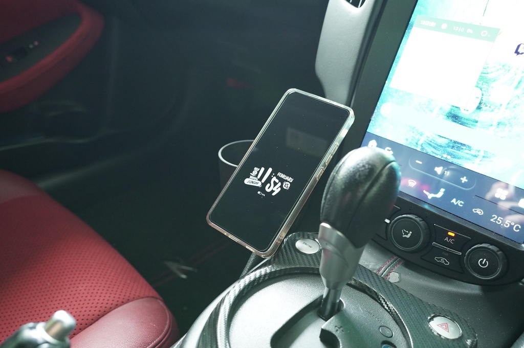 MagSafeベース付き Z34用 カップホルダー(助手席側)Ver.4|3Dプリント製・未処理 RHD