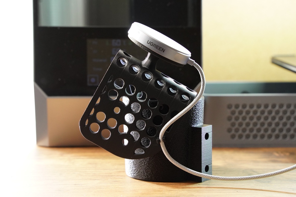 MagSafe充電器ベース付き Z34用 カップホルダー(助手席側)Ver.4|3Dプリント製・未処理 RHD