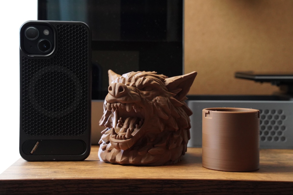 秘密の小物入れ「Secret Compartment Wolf」隠し収納オブジェ