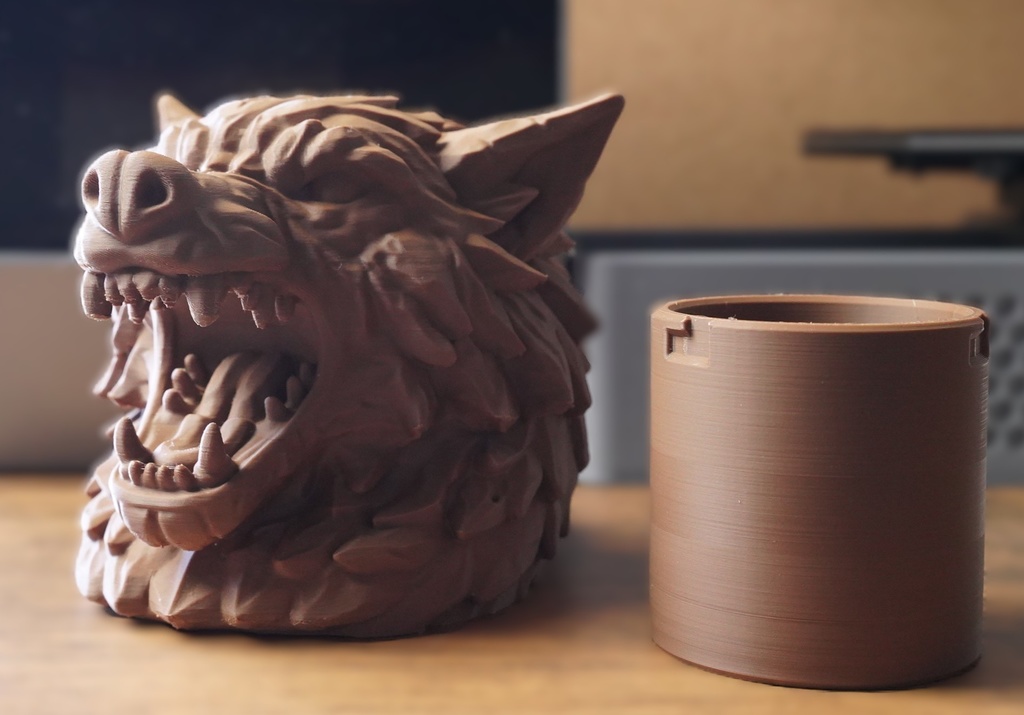 秘密の小物入れ「Secret Compartment Wolf」隠し収納オブジェ