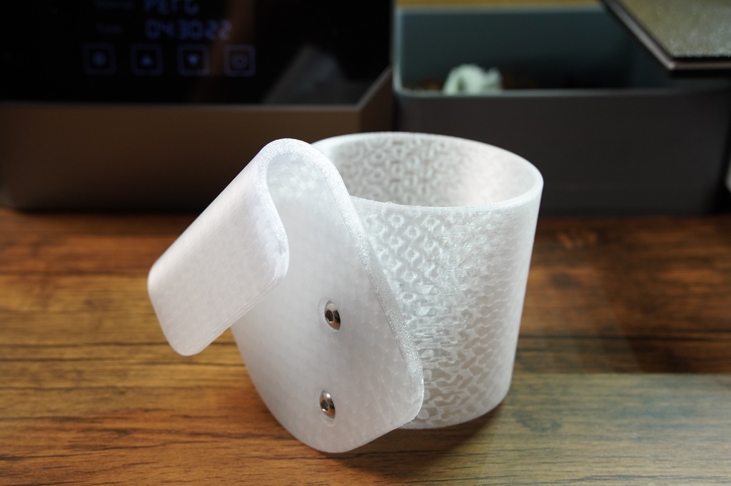 【透明PETG】受注生産 Z34用 カップホルダー（助手席側）Ver.5｜3Dプリント製・未処理　RHD