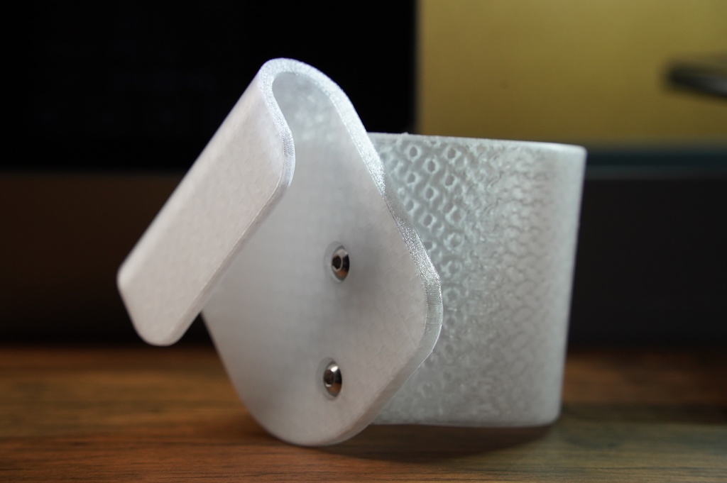 【透明PETG】受注生産 Z34用 カップホルダー(助手席側)Ver.5|3Dプリント製・未処理 RHD