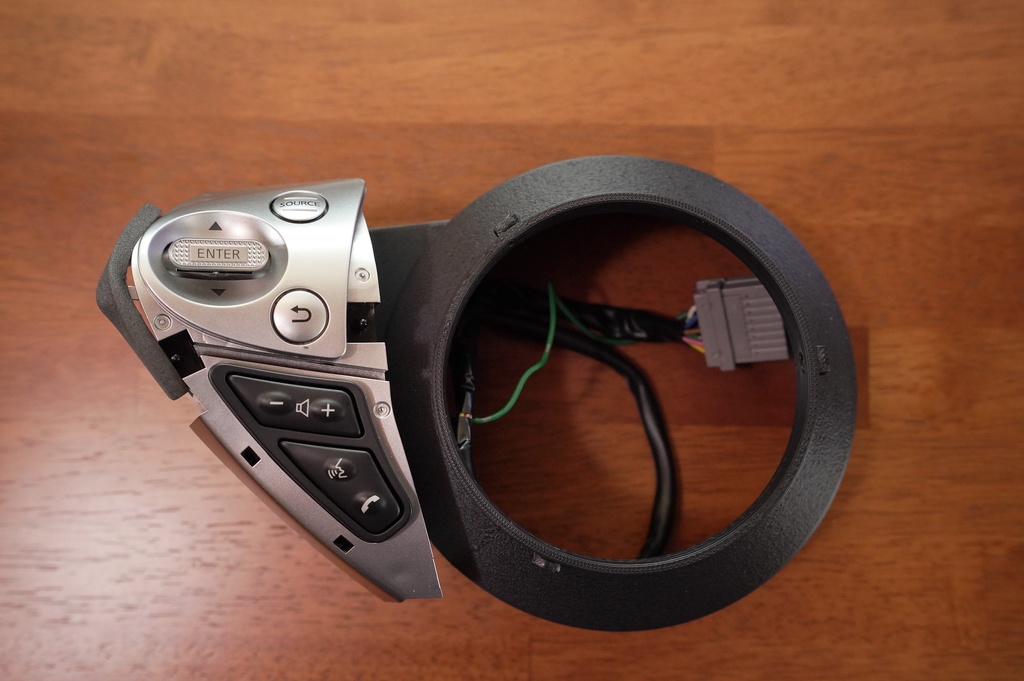 Z34 純正ステアリングスイッチ対応 ボスカバー(ワークスベル対応)