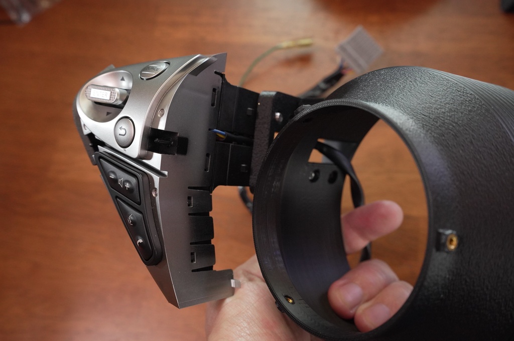 Z34 純正ステアリングスイッチ対応 ボスカバー(ワークスベル対応)