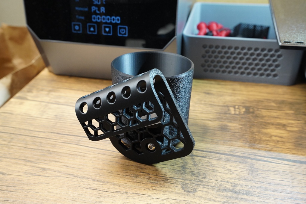 新型フェアレディZ RZ34 カップホルダー 3Dプリント製 【マット黒PETG or マット黒PETG CF(カーボンファイバー)】