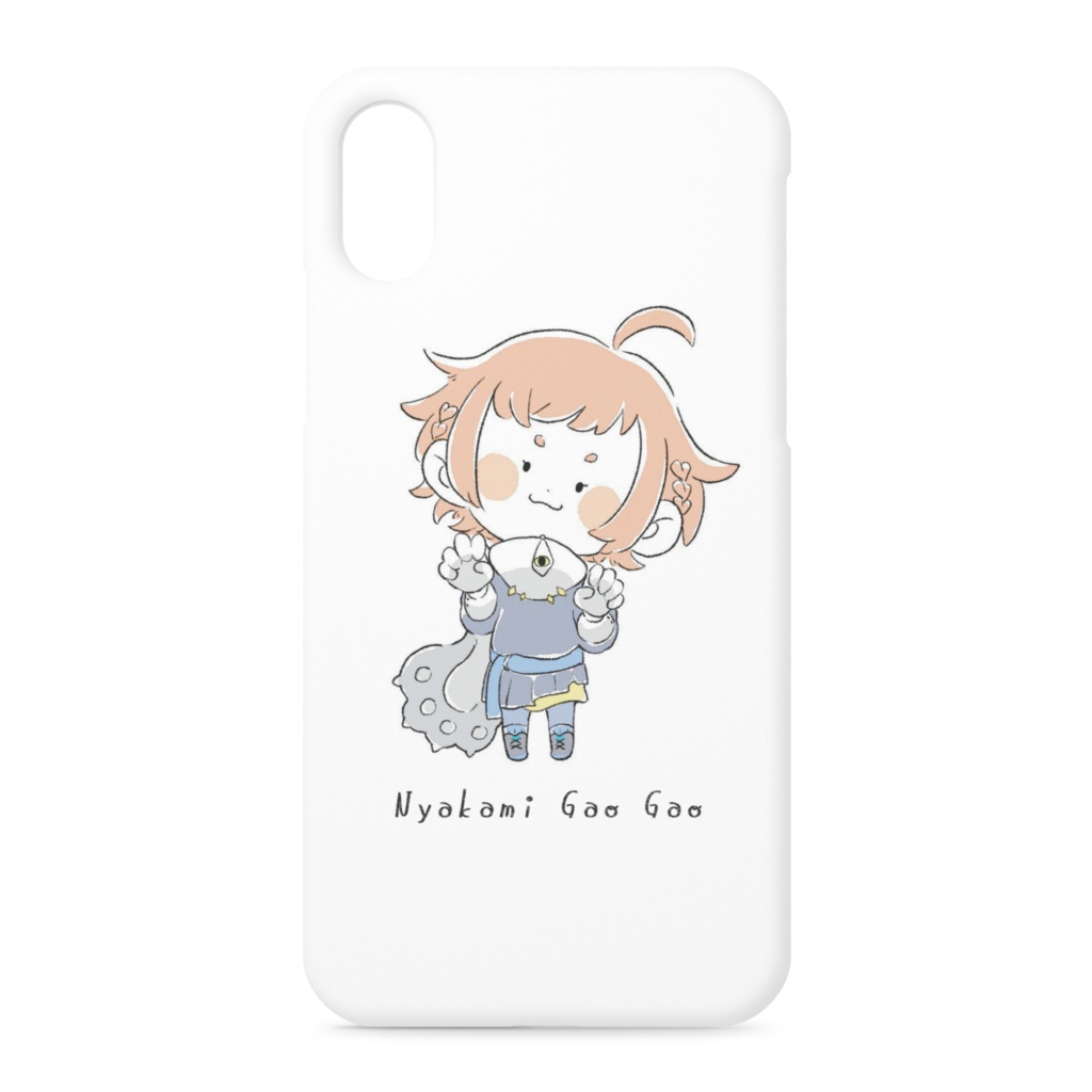 にゃかみがおがおiPhoneケース