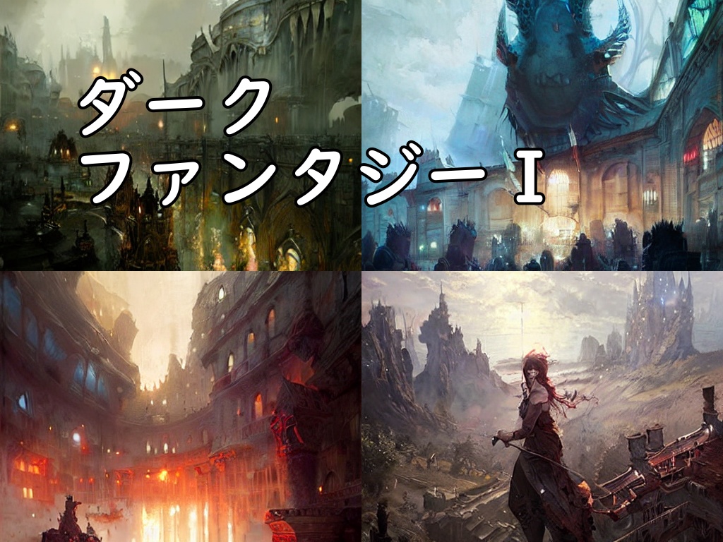 背景素材　ダークファンタジーⅠ