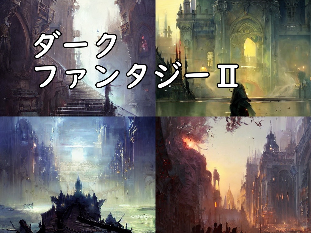 背景素材　ダークファンタジーⅡ