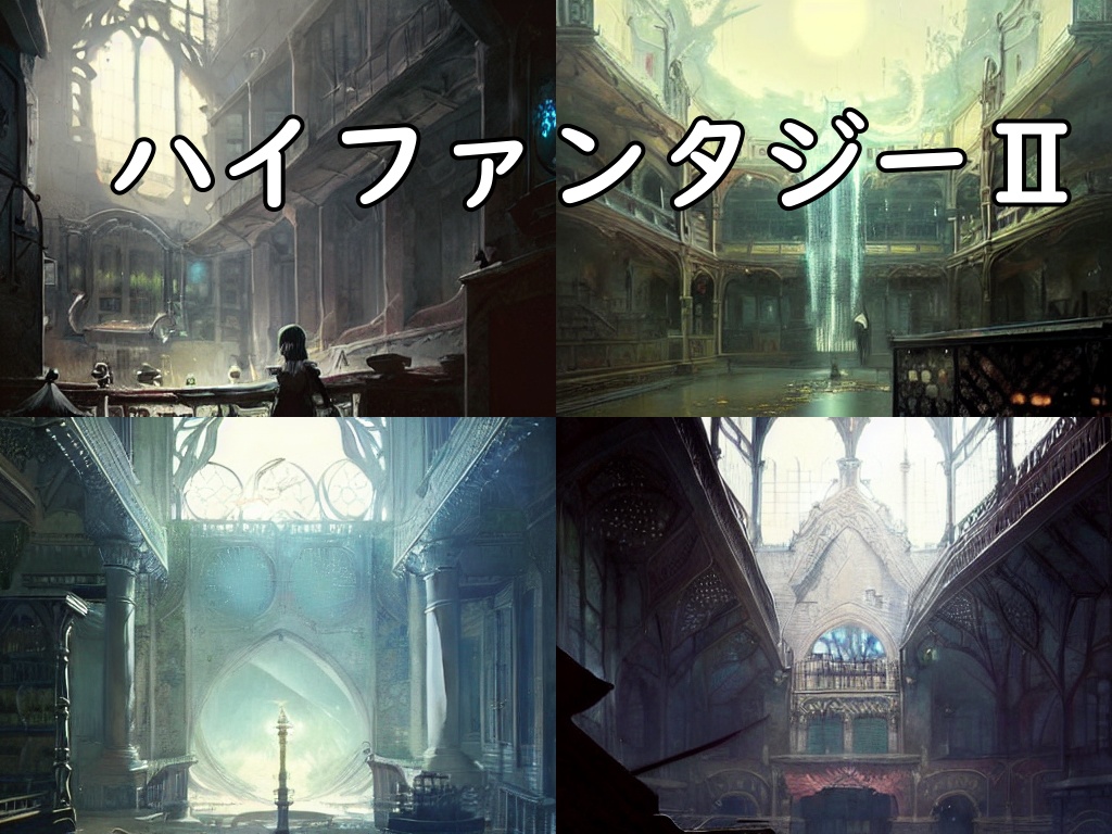 イラスト素材／背景素材　ハイファンタジーⅡ