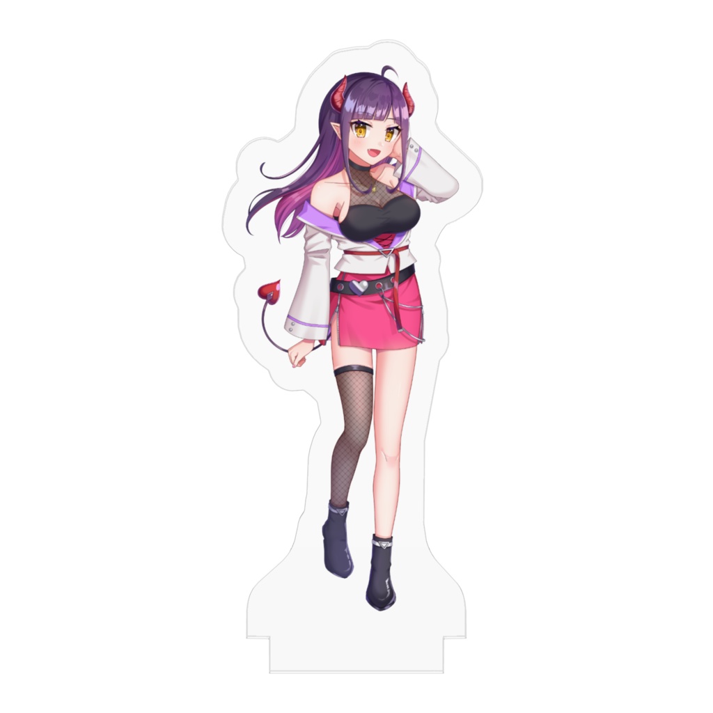 【黒羽ルカ】キービジュアルアクリルフィギュア【1st記念】