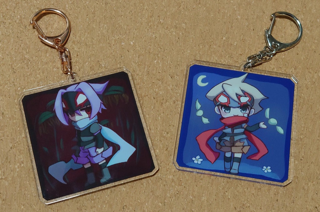 【GBA】双子アクリルキーホルダー