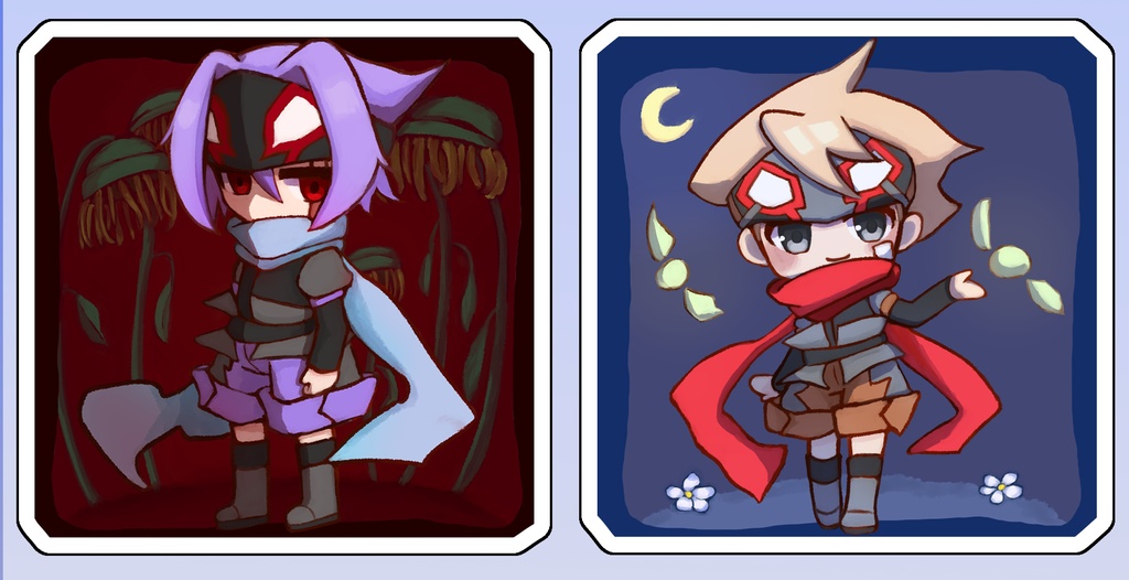 【GBA】双子アクリルキーホルダー