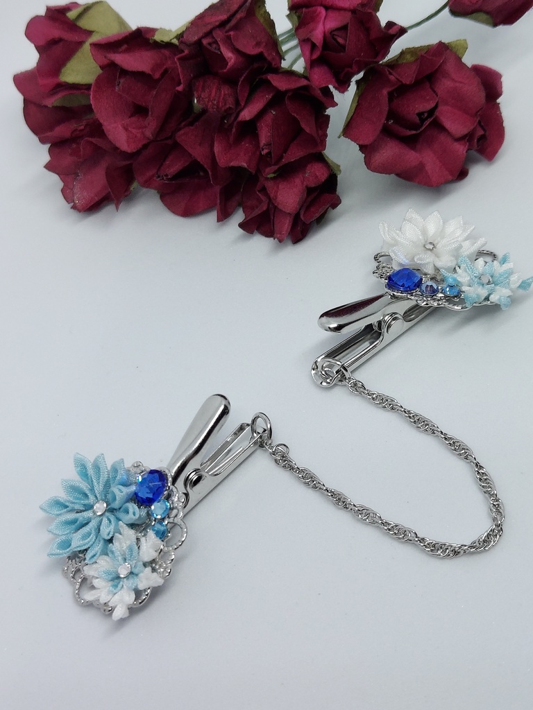 雪の結晶クリップ