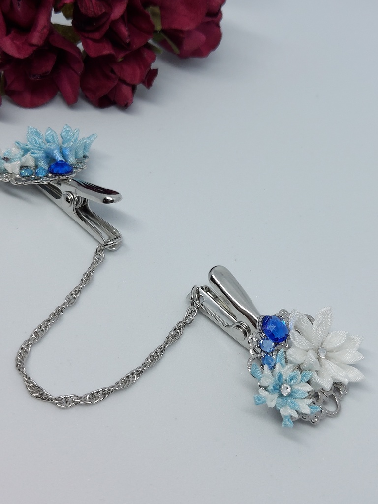 雪の結晶クリップ