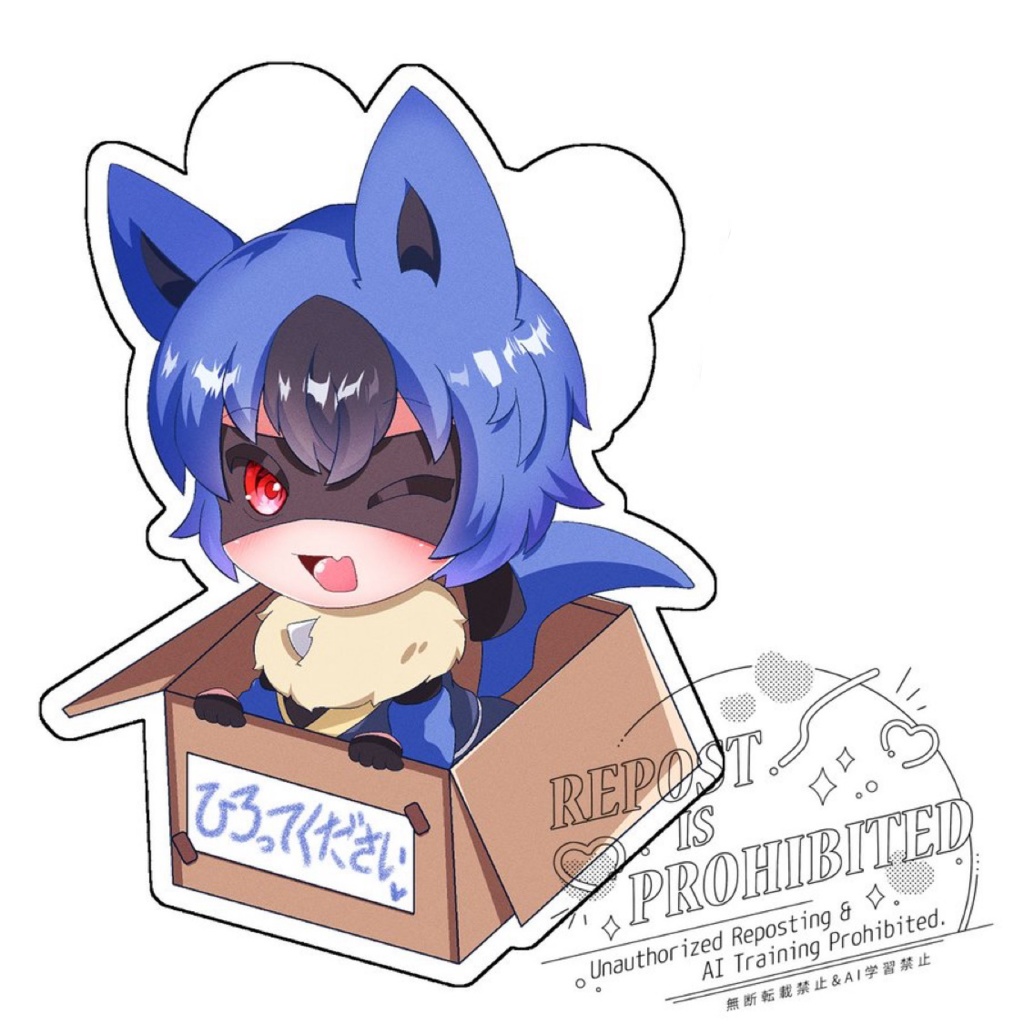 擬人化ルカリオアクリルキーホルダー