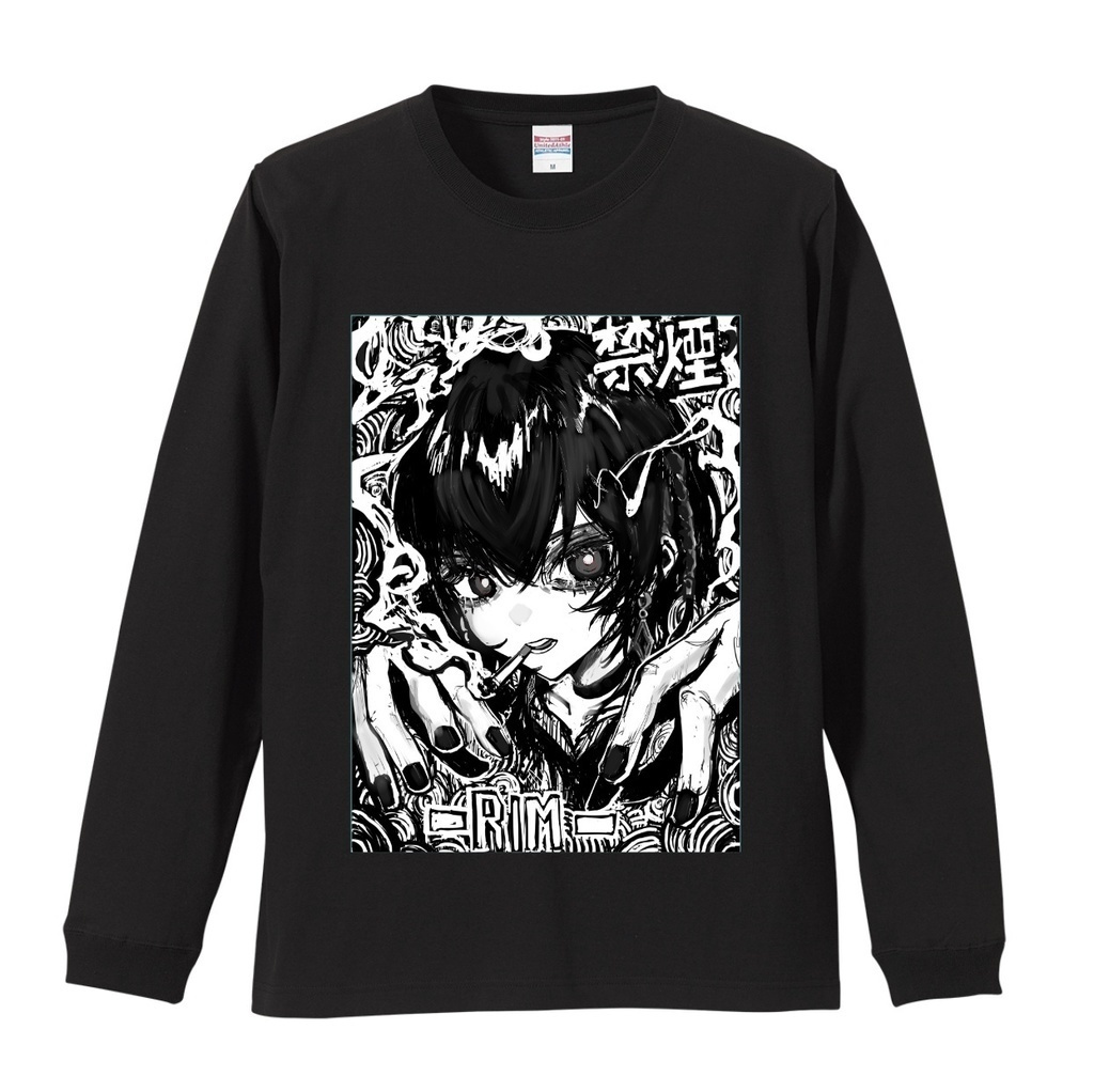 【神椿】やさぐれ理芽ちロングTシャツ