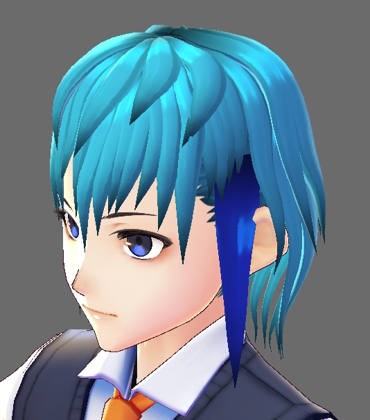 [VROID] Khun's hair preset with bone TOG character