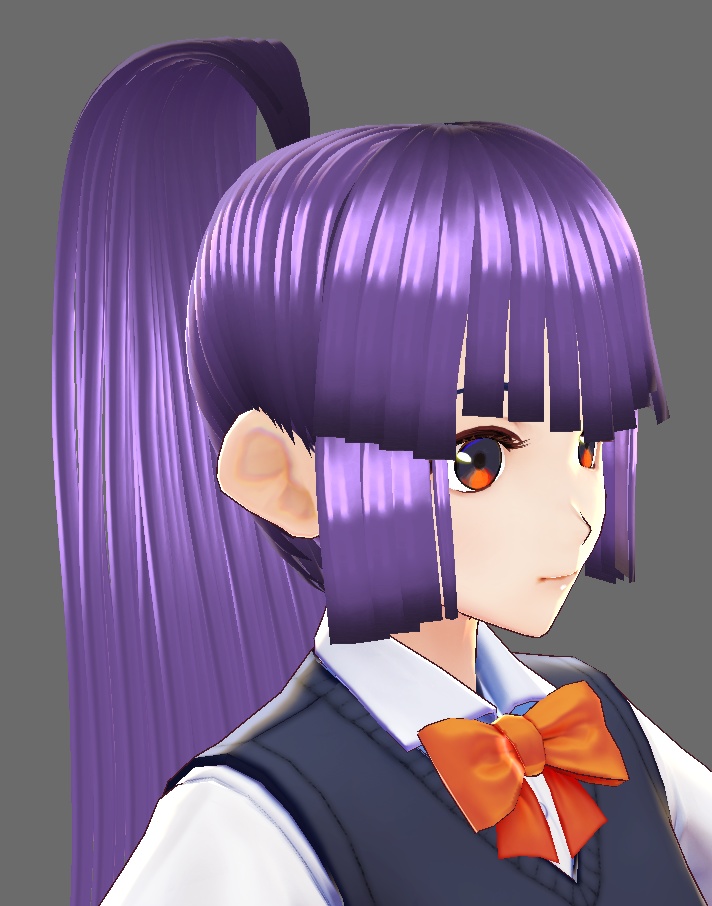 [VROID] Akasuki's hair preset with bone