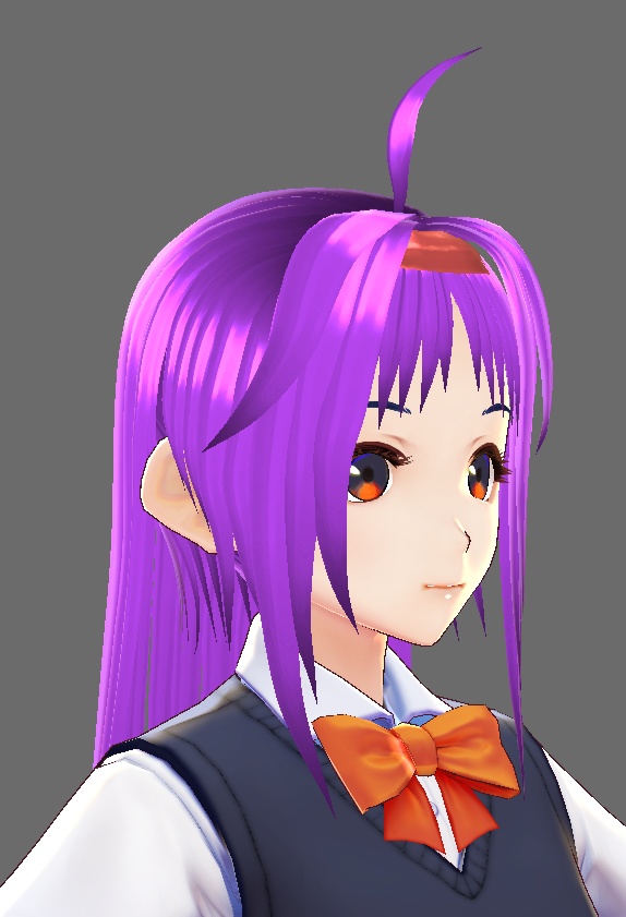 [VROID] Konno yuki's hair preset with bone