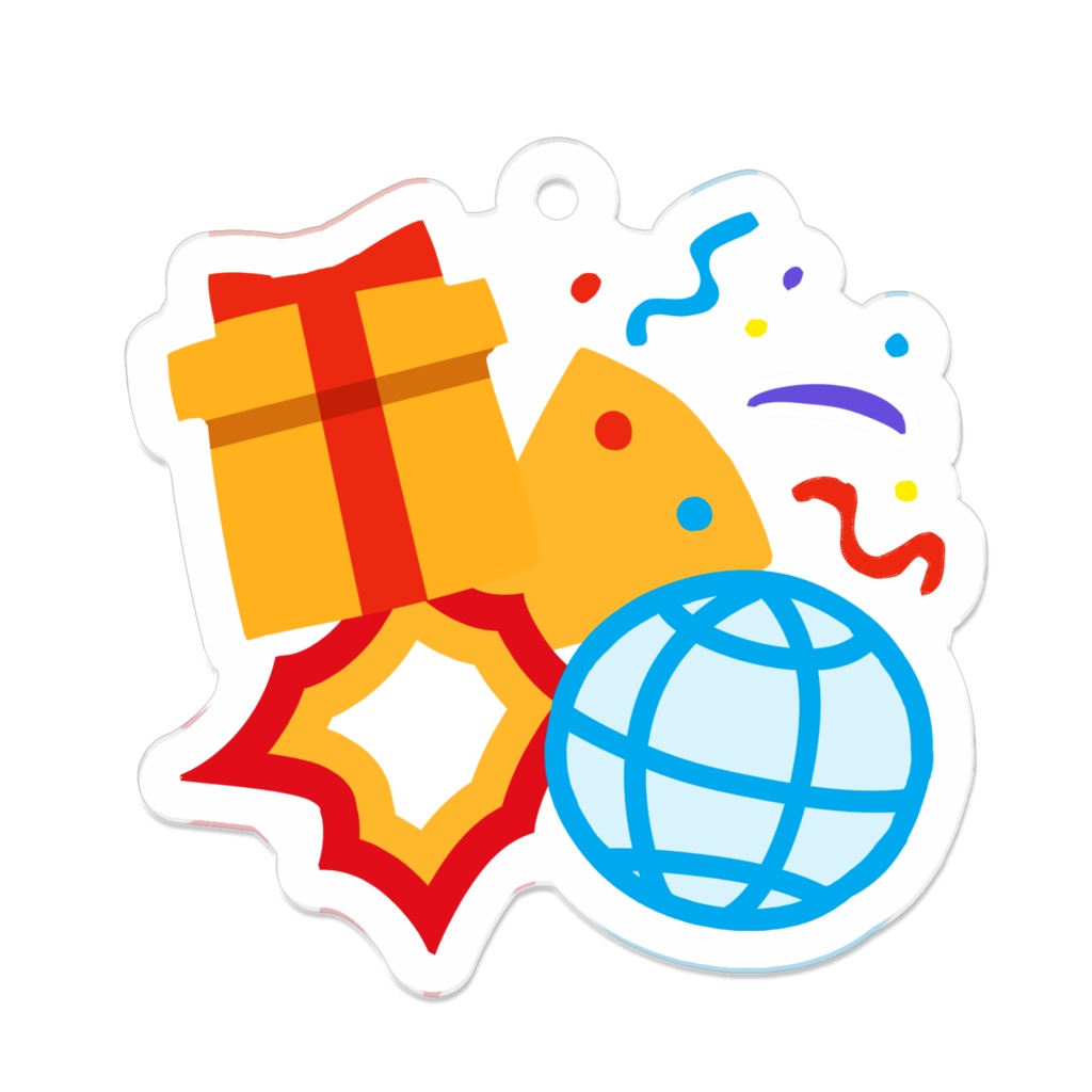 『🎁🎉💥🌐』ロゴアクリルキーホルダー