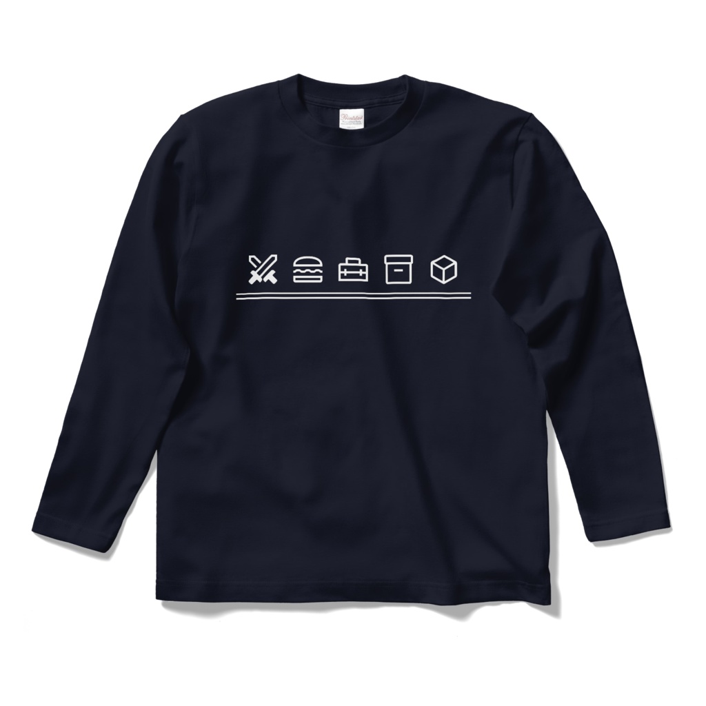 『🎁💥🎉🌐 / 祭』ロゴプリントロングTシャツ