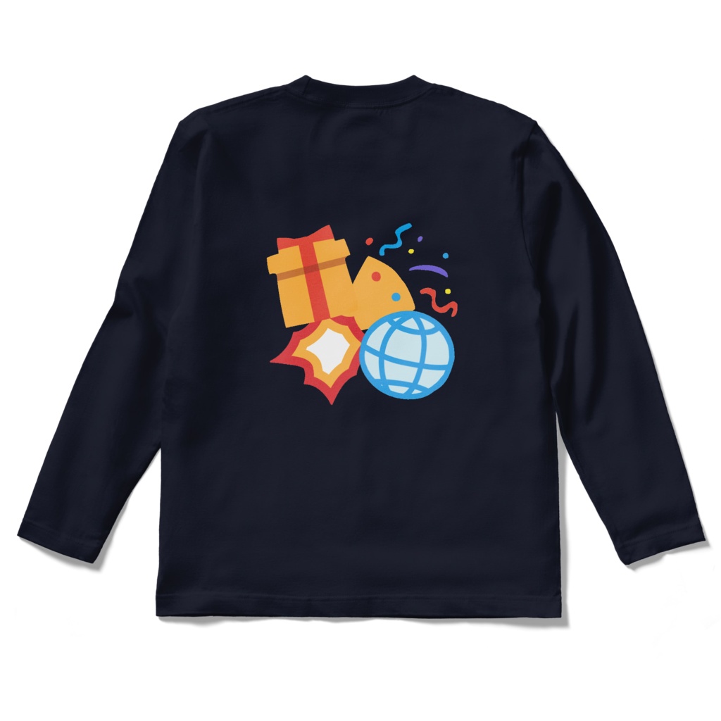 『🎁💥🎉🌐 / 祭』ロゴプリントロングTシャツ
