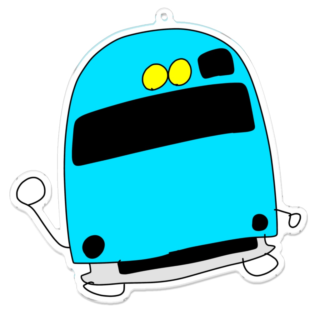 103系スカイブルー アクキー