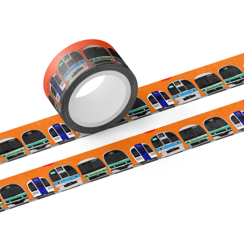 ちょっとおかしい常磐線マスキングテープ