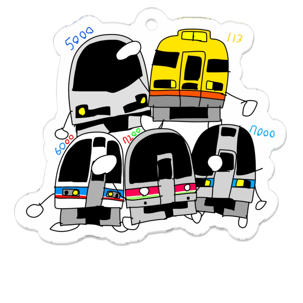 JR四国組のアクキー