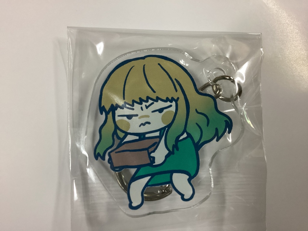 頑張るエコちゃんアクキー