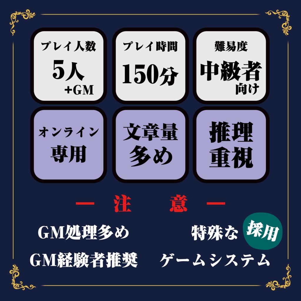 【マダミス】プリンセスの軌跡【5人+1GM】