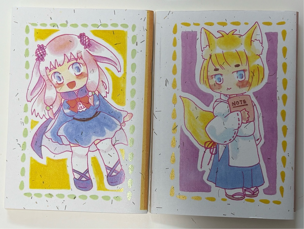 【お得グッズ】A6ノート2冊組み